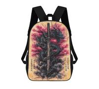 sinyumoney Dragon Sword Art Print -1 Backpacks 3D Printed 17inch Kids School Backpack Outdoor Casual Daypack Casual Travel Bags for Middle School Students