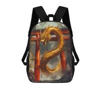 sinyumoney Dragon Torii Pathway Japa School Backpack Business Laptop Rucksack Bag Unisex Casual Daypack for Boys/Girls/Teenagers 17inch