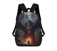 sinyumoney Dragonborns Legacy Backpack School Bag Lightweight Airport College Students Back Pack for Men, Women & Teenage Boys 17inch