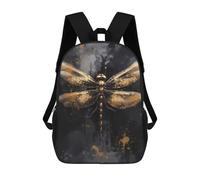 sinyumoney Dragonfly Lovely School Bags Lightweight Schoolbag Dayback Bookbag College for Teenage Girls Boys Women Men 17inch