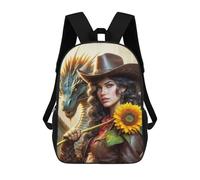 sinyumoney Dragons Dawn School Backpack 3D Printed School Bags Boys Girls Laptop Backpack for Kids/Students/Adults 17inch