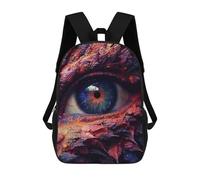 sinyumoney Dragon's Eye Gaze -2 Print Children's Backpack School Bag for Adult And Kids Travel Daypack 17inch