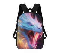 sinyumoney Dragons Quest School Backpack for Girls 17inch Casual Daypack Lightweight Rucksack Boy Girl Backpack for Middle School Students