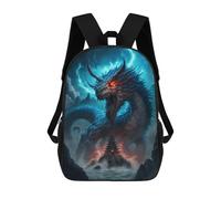 sinyumoney Dragon's Roar Mythical Fantasy Artwork Backpack School Bag Business Durable Laptop Bag for Boys/Girls/Teenagers 17inch