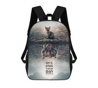 sinyumoney Dream Big 2 Rucksack School Secondary High School College Backpack Travel for Teenage Girls Boys Women Men 17inch