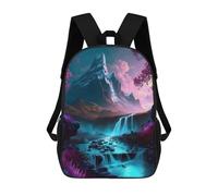 sinyumoney Dreams of Japanese Nature Backpacks 3D Printed Kids School Backpack Outdoor Casual Daypack Fashion Casual Children Backpacks Cute Travel Bags 17inch