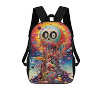 sinyumoney Dripping Skull Art Backpack School Work Business College School for Men, Women & Teenage Boys 17inch