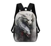 sinyumoney Dual Dragons Children's School Backpack 3D Printed for Kids Travel Rucksacks Book Bags Kids School Bag 17inch