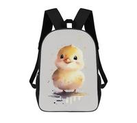 sinyumoney Duck Cute Puppy School Backpack Water Resistant Computer Rucksack for Campus Outdoor Travel Sports 17inch