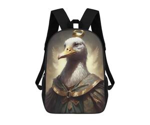 sinyumoney Duck Mystical Creatures Backpack School Bag Large School Backpack for Boys for Teenage Girls Boys Women Men 17inch