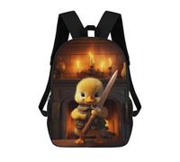 sinyumoney Duckling Blade Backpack School Bag Backpack For Girls Boys Backpacks Large Capacity Kids Backpack Lightweight School Bags For Kids Students 17inch