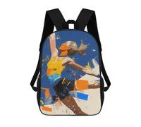 sinyumoney Dynamic Female Athlete Backpack School Bag High Secondary School Bags Casual Backpack for Campus Outdoor Travel Sports 17inch