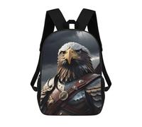 sinyumoney Eagle Armor Commander Casual Daypack Backpacks School Bag for Girls Boys High College Teens Knapsack Men Women Travel Laptop Rucksack College Bookbag 17inch