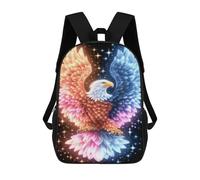 sinyumoney Eagle Fantasy Art Print Backpack School Computer Rucksack for School/Work/Travel- Perfect for Travel, Work And Daily Use 17inch