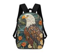 sinyumoney Eagle Flat Paper Craft School Backpack 3D Printed School Bags Boys Girls Laptop Backpack for Kids/Students/Adults 17inch