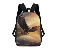 sinyumoney Eagle Flying Sea Backpack Cartoon Plush Bag, 3D Backpack for Kids School Bag Birthday Gift Idea for Boys And Girls 17inch