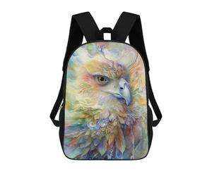 sinyumoney Eagle Spirit Animal Backpack School Bag School Secondary High School College Backpack Travel for Girls Boys Teenage 17inch