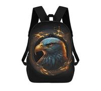 sinyumoney Eagle Spirit Artwork School Bags Daypacks Business Backpack Water Resistant Bookbag for Boys/Girls/Teenagers 17inch