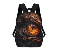 sinyumoney Earth Dragons Amber Eye Backpack School Bag Large Water Resistant Laptop Backpack for School/Work/Travel 17inch