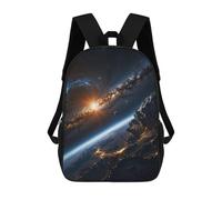 sinyumoney Earth from Space Backpack School Work Laptop Backpack Rucksack Bag for Men, Women & Teenage Boys 17inch