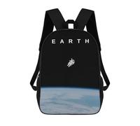 sinyumoney Earth from Space Rucksack Daypacks Business Backpack Water Resistant Bookbag for Men/Women 17inch