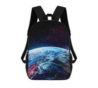 sinyumoney Earth from Space Wallpaper -1 Backpack School Bag Computer Rucksack for School/Work/Travel for Camping Outdoor Adventures And Daily Travel 17inch