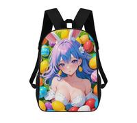 sinyumoney Easter Anime Magic Rucksack Lightweight Casual Daypack School Backpacks for Campus Outdoor Travel Sports 17inch