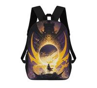 sinyumoney Eclipse of The Unknown Backpack School Bag Computer Rucksack for School/Work/Travel for Boys/Girls/Teenagers 17inch