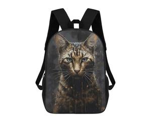 sinyumoney Egyptian Mau Cat Respected Backpack School Bag Business Laptop Rucksack Bag Unisex Casual Daypack for Teenage Girls Boys Women Men 17inch
