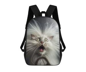 sinyumoney Electric Cat Energy -1 Children's Backpacks School 3D Printed Bag Bookbag for Kids Travel Rucksacks Boy Girl Book Bags Kids School Bag 17inch
