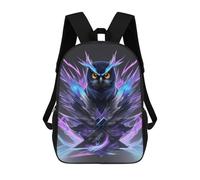 sinyumoney Electric Feathered Guardian Backpacks Kids School Backpack School Bag 3D Printed School Bag for Boys Elementary And Middle School Students 17inch
