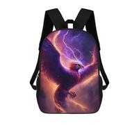 sinyumoney Electric Phoenix Flight Backpack School Fashion Stationery Backpack Waterproof Casual Daypacks for Boys/Girls/Teenagers 17inch