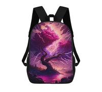sinyumoney Electric Storm Tree Backpack School Travel College Rucksack Backpacks for Campus Outdoor Travel Sports 17inch