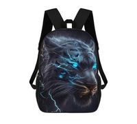 sinyumoney Electric Tiger Portrait -10 Backpack School Rucksack Casual Daypacks School Work Travel Bag for Boys/Girls/Teenagers 17inch