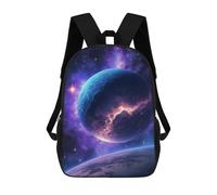 sinyumoney Electrified Orbit Rucksack Lightweight Casual Daypack School Backpacks for Campus Outdoor Travel Sports 17inch
