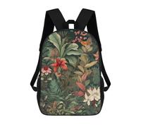 sinyumoney Elegant Floral Design School Bags Water Resistant Travel Backpack Computer Bag for Campus Outdoor Travel Sports 17inch