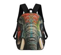 sinyumoney Elephant Close Up Portrait School Backpack Daypacks Business Backpack Water Resistant Bookbag for Campus Outdoor Travel Sports 17inch