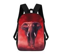 sinyumoney Elephant Smoke School Backpack Lightweight Casual Daypack School Backpacks for Boys/Girls/Teenagers 17inch