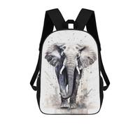 sinyumoney Elephant Splashes Children’s Backpack Girls Boys, Rucksack Bag, Daypack, Primary School, Perfect for Back to Kids School Or PE, Gifts And Travel 17inch