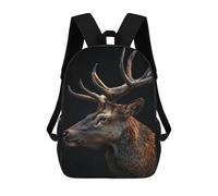 sinyumoney Elk School Bags Water Resistant Travel Backpack Computer Bag for Campus Outdoor Travel Sports 17inch