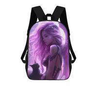 sinyumoney Enchanted Angelic Fantasy Artwork Backpack School Large School Backpack for Boys for Teenage Girls Boys Women Men 17inch