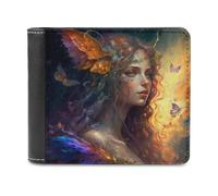 sinyumoney Enchanted Butterfly Dreamscape -1 3D Print Clutch Purse Coin Pocket ID Slots Note Section Soft Convenient Wallets Craftsmanship Gifts 11.7cm*9.5cm