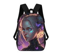sinyumoney Enchanted Butterfly Dreamscape Rucksack Fashion Stationery Backpack Waterproof Casual Daypacks for Men/Women 17inch