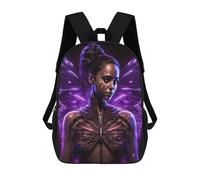 sinyumoney Enchanted Butterfly Fantasy Art -1 Rucksack School Secondary High School College Backpack Travel for Camping Outdoor Adventures And Daily Travel 17inch