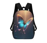 sinyumoney Enchanted Butterfly Flight -1 Backpacks Kids Student Schoolbag,3D Printed Backpacks,Elementary And Middle School Students Backpacks for Boys Girls 17inch