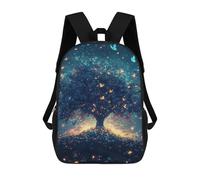 sinyumoney Enchanted Butterfly Grove Children's Backpacks School Backpack 3D Printed for Kids Travel Rucksacks Book Bags Kids 17inch School Bag