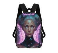 sinyumoney Enchanted Butterfly Portrait -5 Rucksack Computer Rucksack for School/Work/Travel for Teenage Girls Boys Women Men 17inch