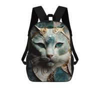 sinyumoney Enchanted Cat Artwork School Bags Work Laptop Backpack Rucksack Bag for Campus Outdoor Travel Sports 17inch