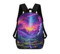sinyumoney Enchanted Cosmic Landscape -1 Backpack School Bag Computer Rucksack for School/Work/Travel for Boys/Girls/Teenagers 17inch