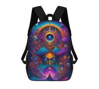 sinyumoney Enchanted Cosmic Portal Backpack 3D Print Kids Bag Elementary Students Daypack Lightweight School Bag for Children Girls Boys Nursery Lunch Pack 17inch